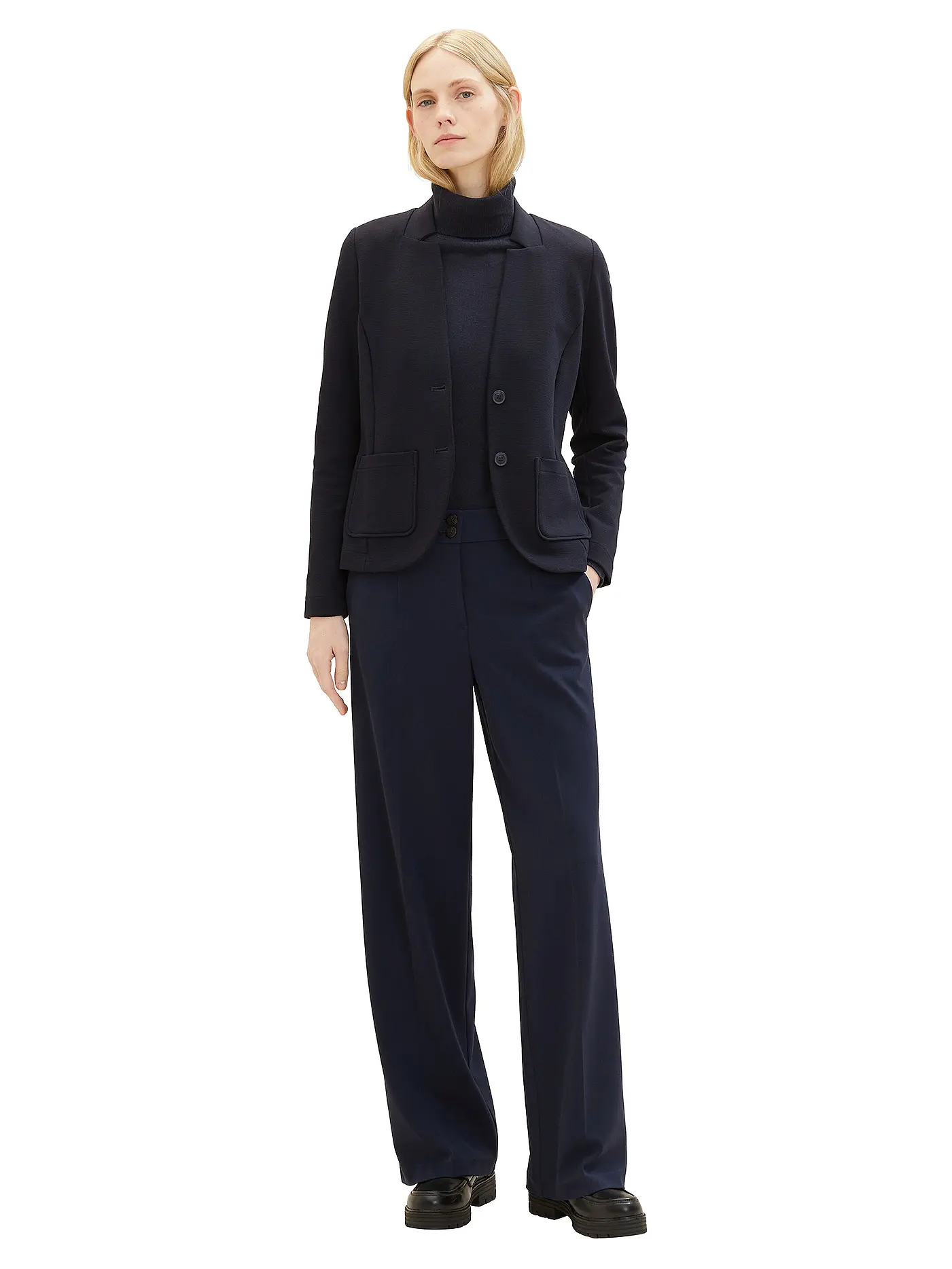 TOM TAILOR | Jerseyblazer | dunkelblau